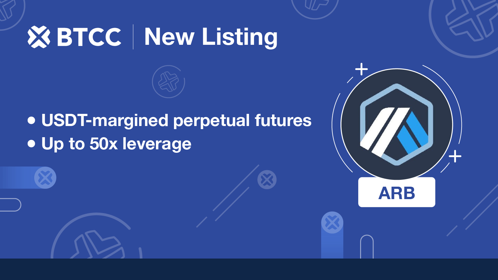 New Listing ARB USDTmargined Perpetual Futures BTCC
