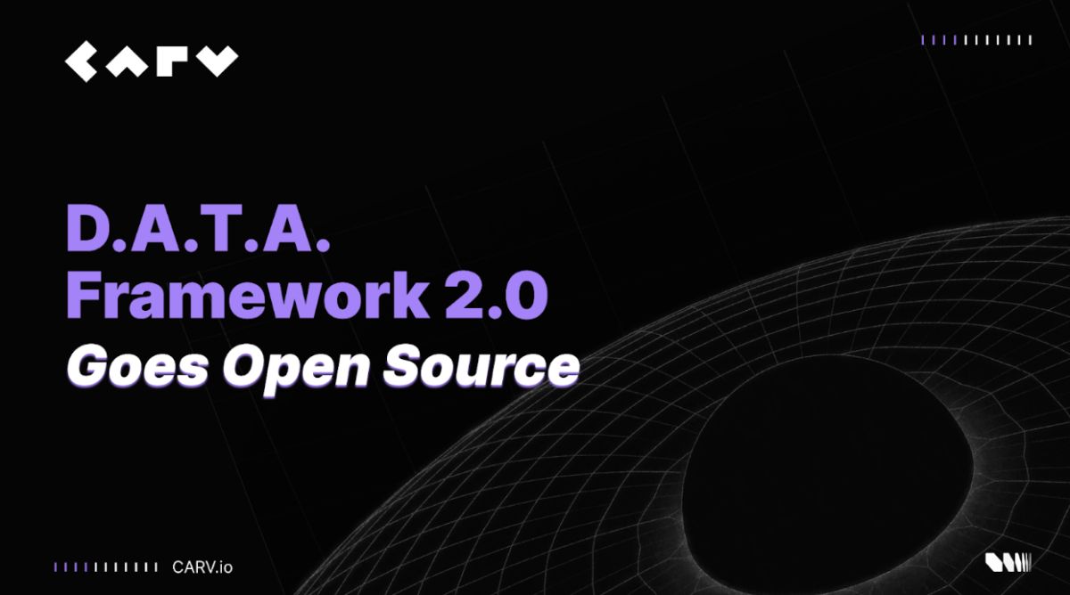 카브(CARV) D.A.T.A. 프레임워크 오픈소스