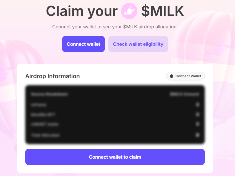 MilkyWay Airdrop