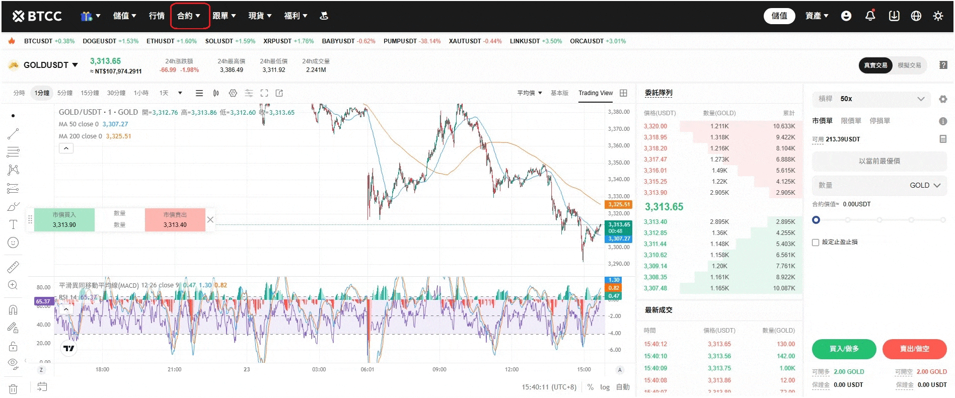 黃金代幣買幣流程