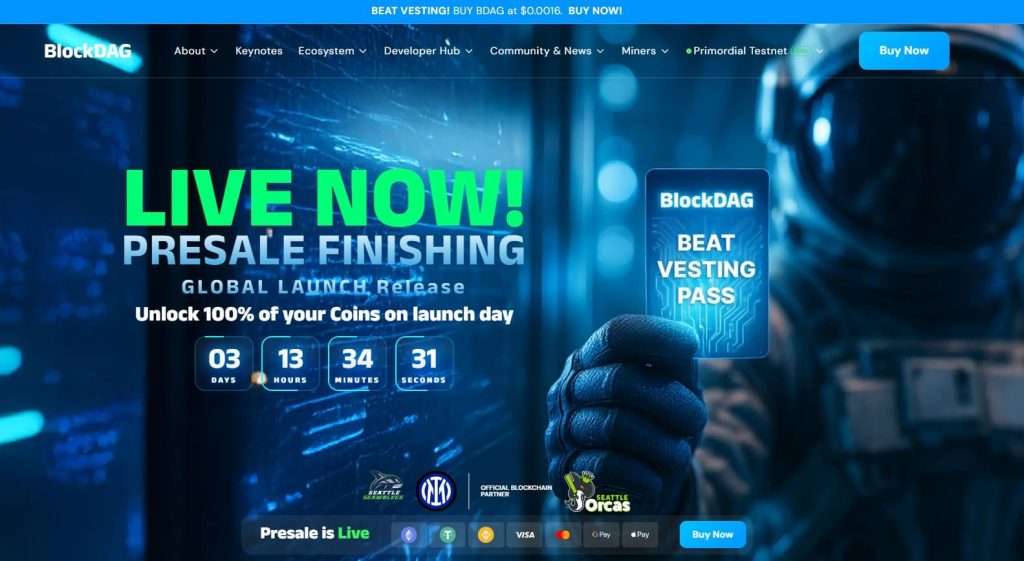 BDAG 幣最新預售及價格