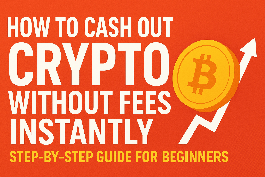 How to Cash Out Crypto Without Fees Instantly: Step-By-Step Guide for Beginners