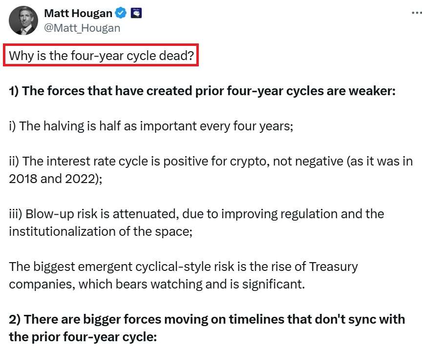 Tại sao chu kỳ 4 năm của Bitcoin đã chấm dứt