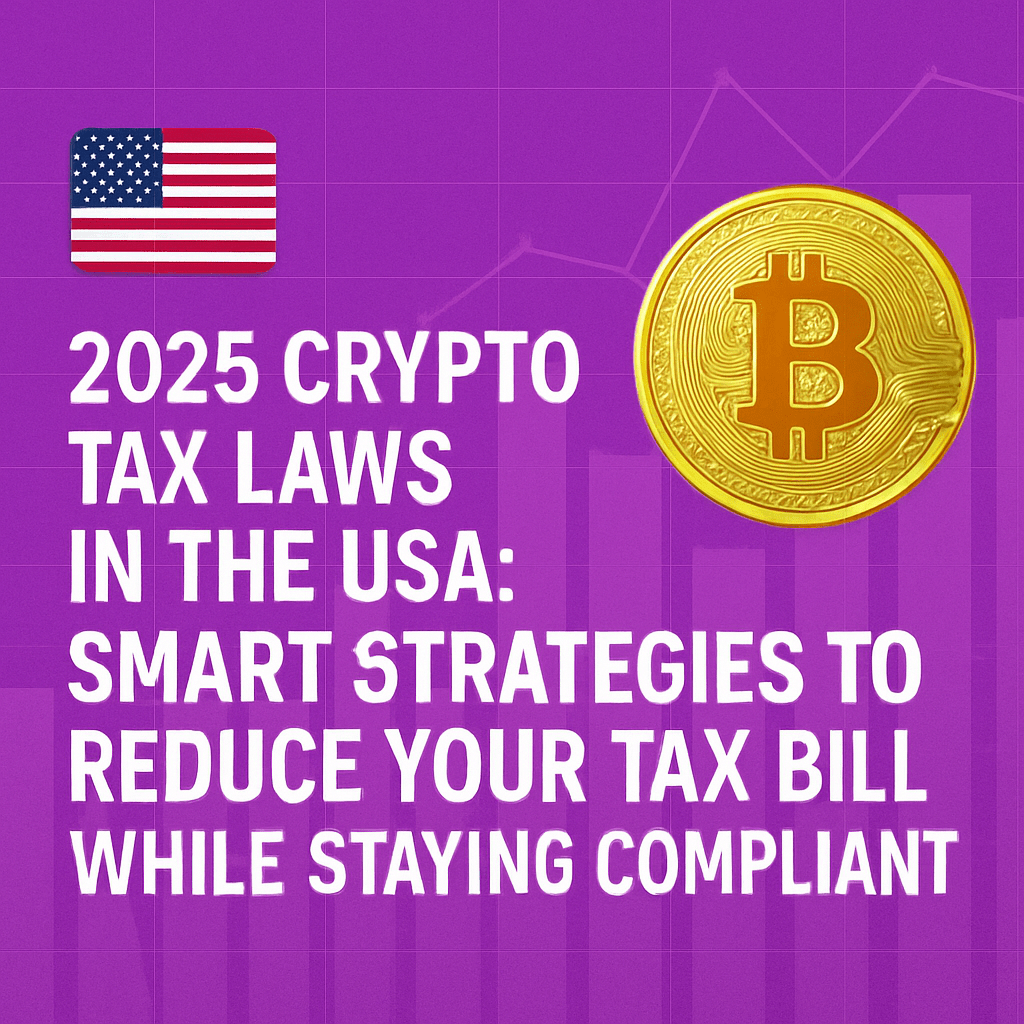 2025 Crypto Tax Laws in the USA: Smart Strategies to Reduce Your Tax Bill (IRS Compliant)