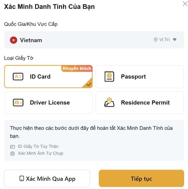 Cách xác minh KYC Bybit