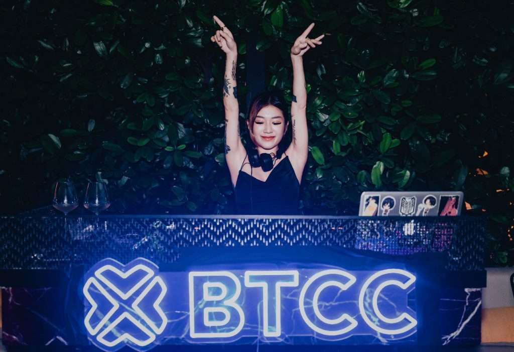 DJ Nicole Alexa energizes the crowd with her signature sound.