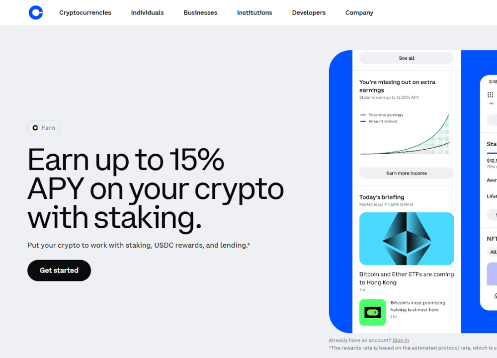 Coinbase Staking