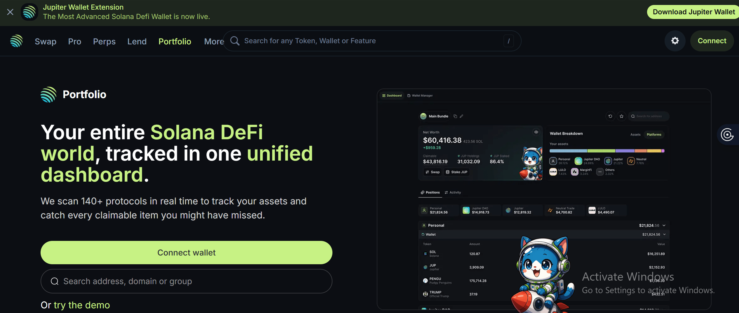 JUPITER SOLANA WALLET