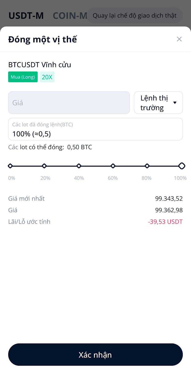 Ảnh giao dịch Long - Short BTCC 4