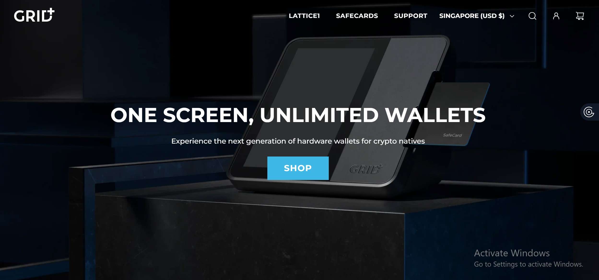Cold Wallet for Crypto - GridPlus Lattice1