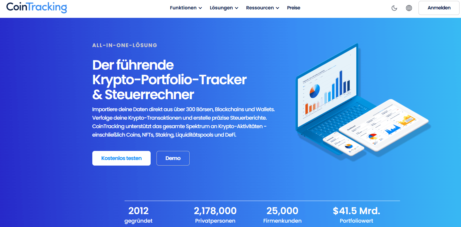 CoinTracking-Website