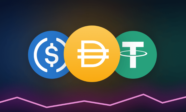 Stablecoins majeurs : UADT,USDC,DAI
