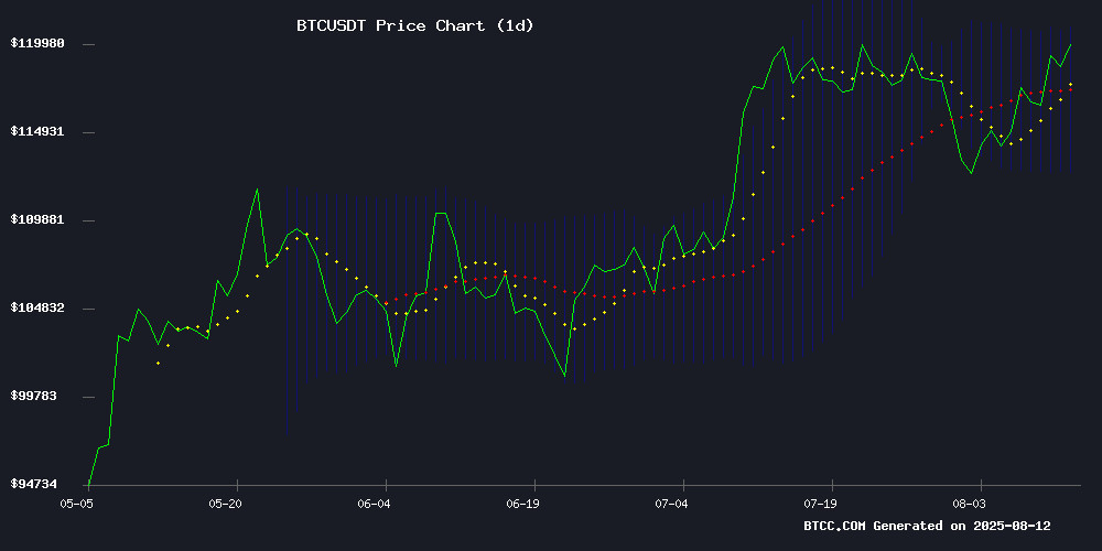 BTCUSDT price chart August 2025
