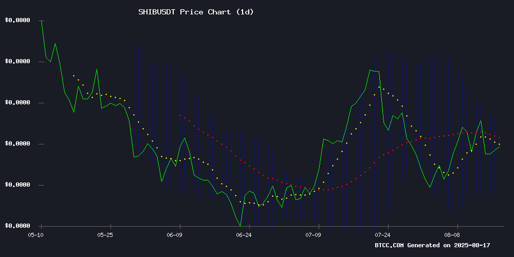 SHIBUSDT Technical Chart August 2025