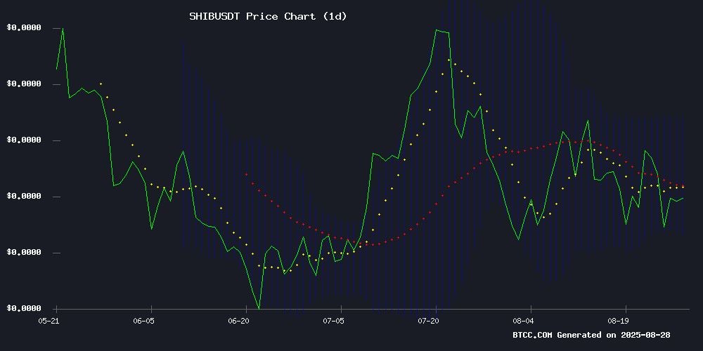 SHIBUSDT price chart August 2025
